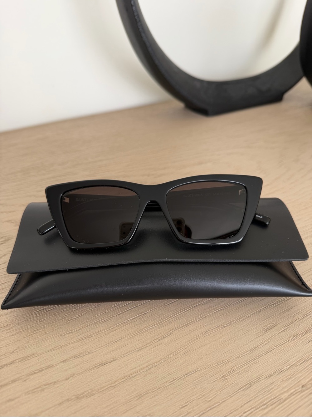 SAINT LAURENT 276 MICA black sunglasses